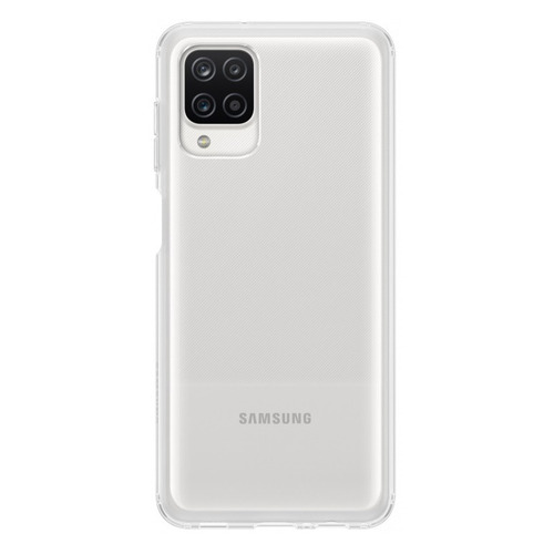 Чехол (клип-кейс) Samsung Soft Clear Cover, для Samsung Galaxy A12, прозрачный [ef-qa125ttegru]