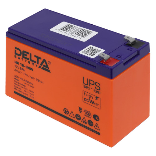 Аккумуляторная батарея для ИБП Delta HR 12-34 W 12В, 9Ач