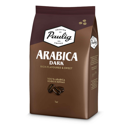 Кофе зерновой PAULIG Arabica Dark Roast, темная обжарка, 1000 гр [16608]