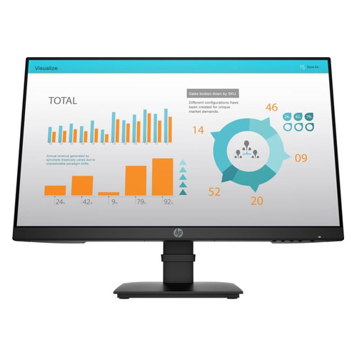 Монитор HP P24 G4 23.8", черный [1a7e5aa]