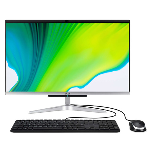 Моноблок Acer Aspire C24-420, 23.8", AMD Ryzen 3 3250U, 8ГБ, 256ГБ SSD, AMD Radeon Graphics, Windows 10 Home, серебристый [dq.bfxer.00b]