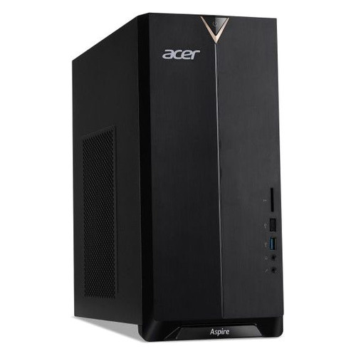 Компьютер Acer Aspire TC-895, Intel Core i3 10100, DDR4 4ГБ, 1000ГБ, 128ГБ(SSD), Intel UHD Graphics 630, CR, Endless, черный [dt.beter.00c]