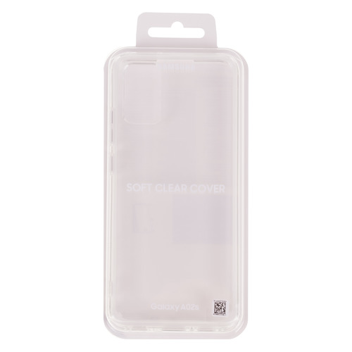 Чехол (клип-кейс) Samsung Soft Clear Cover, для Samsung Galaxy A02s, прозрачный [ef-qa025ttegru]