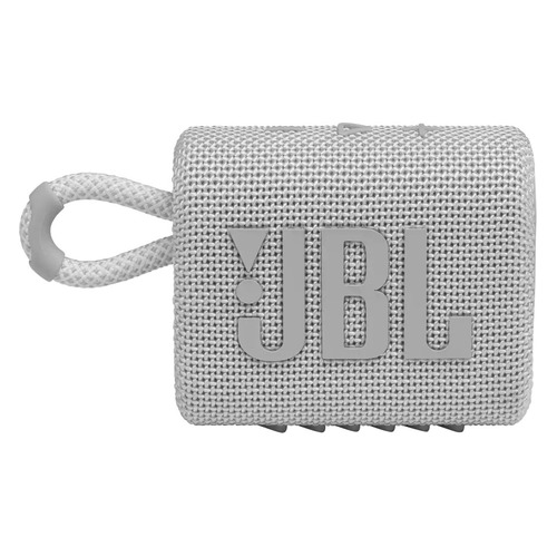 Портативная колонка JBL GO 3, 4.2Вт, белый [jblgo3wht]