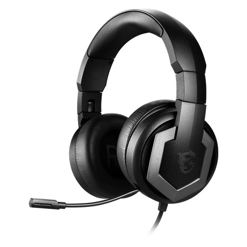 Гарнитура игровая MSI Immerse GH61, для компьютера, накладные, черный [s37-0400031-sv1]