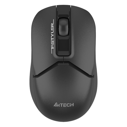 Мышь A4TECH Fstyler FG12, оптическая, беспроводная, USB, черный