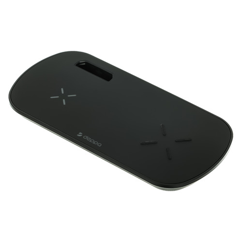 Беспроводное зарядное устройство Deppa 24011, USB type-C, USB type-C, 1.1A, черный