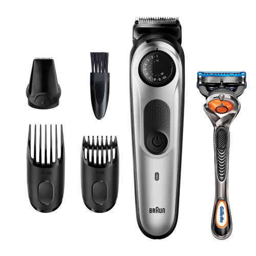 Триммер Braun BT5260 + Бритва Gillette + 2 кас черный [81705281]