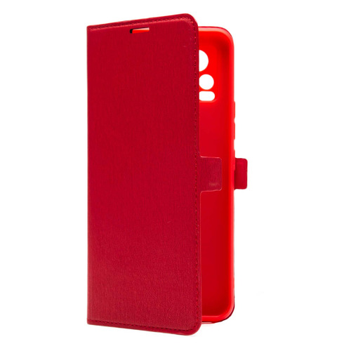 Чехол (флип-кейс) BORASCO Book Case, для Vivo V20, красный [39678]