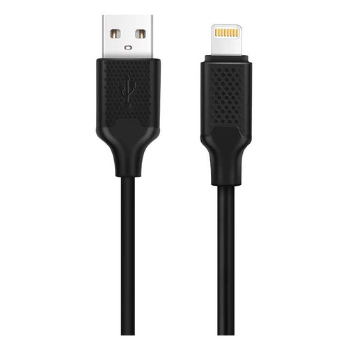 Кабель Harper BCH-521, Lightning (m) - USB (m), 1м, 2A, черный