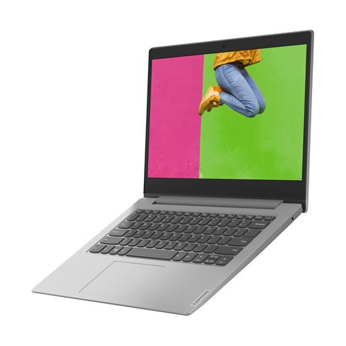 Ноутбук Lenovo IdeaPad 1 14IGL05, 14", IPS, Intel Pentium Silver N5030 1.1ГГц, 4ГБ, 128ГБ SSD, Intel UHD Graphics 605, Windows 10 Home, 81VU007VRU, серый