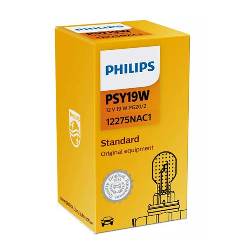 Лампа автомобильная накаливания Philips 12275NAC1, PSY19W, 12В, 19Вт, 1шт