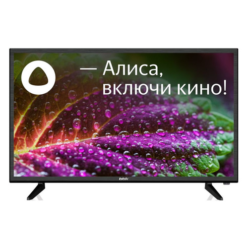 Телевизор BBK 32LEX-7289/TS2C, Яндекс.ТВ, 32", HD READY, черный