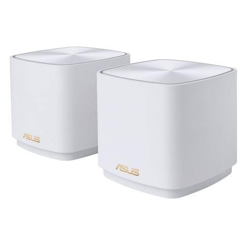 Бесшовный Mesh роутер ASUS ZenWiFi AX XD4, AX1800, белый, 2 шт. в комплекте [xd4 (w-2-pk)]