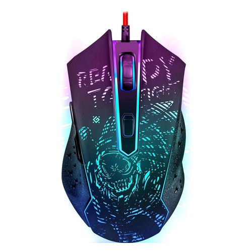 Мышь Defender Destiny GM-918, игровая, оптическая, проводная, USB, черный [52918]