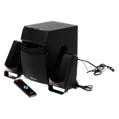 Колонки Bluetooth Defender X181, 2.1, черный [65181]