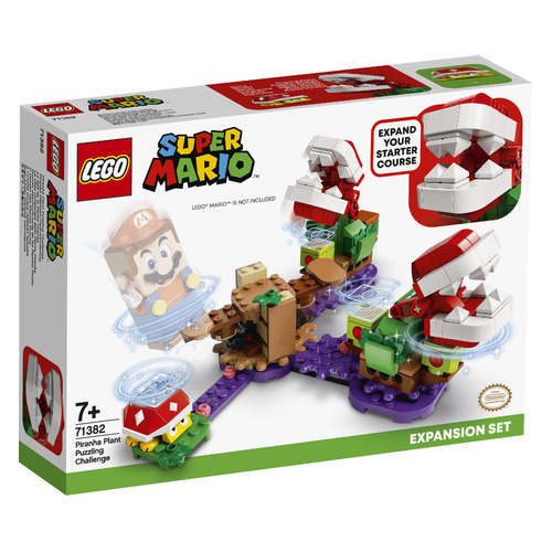 Конструктор Lego Super Mario Загадочное испытание растения-пираньи (доп. набор), 71382