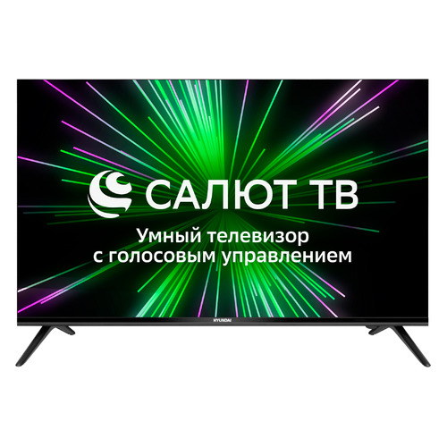 Телевизор Hyundai H-LED55FU7004, Салют ТВ, 55", Ultra HD 4K, черный