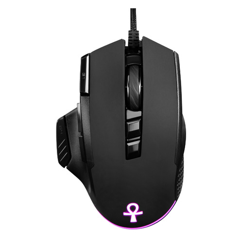 Мышь Oklick 727G ANUBIS, игровая, оптическая, проводная, USB, черный [1465489]