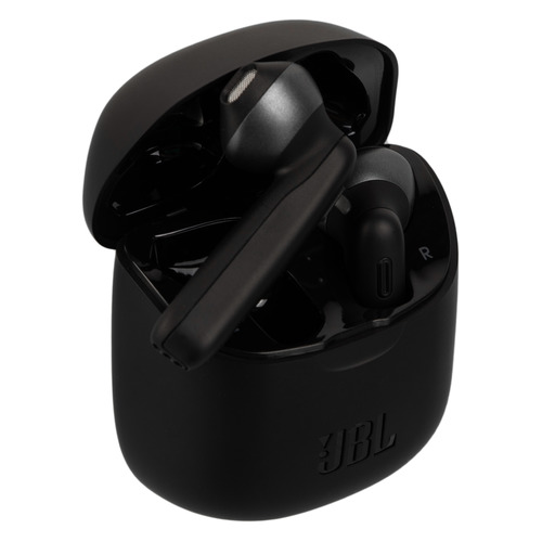 Гарнитура JBL Tune 225TWS, Bluetooth, вкладыши, черный [jblt225twsblk]