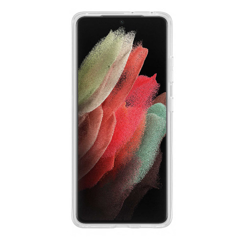 Чехол (клип-кейс) Samsung Clear Standing Cover, для Samsung Galaxy S21 Ultra, прозрачный [ef-jg998ctegru]