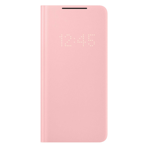 Чехол (флип-кейс) Samsung Smart LED View Cover, для Samsung Galaxy S21+, розовый [ef-ng996ppegru]