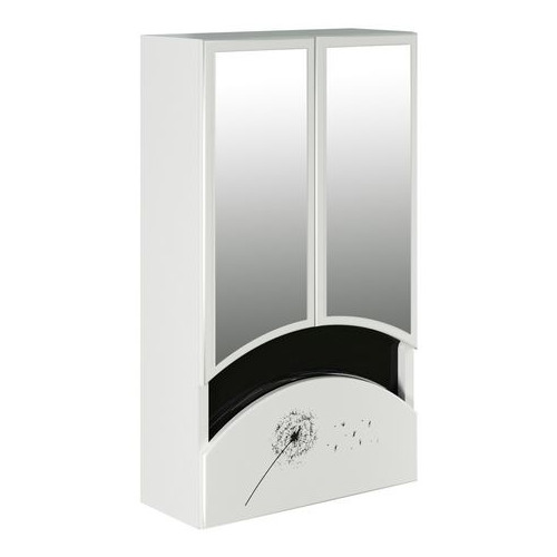 Шкаф MIXLINE Радуга 46 ОДУВАНЧИК без подсветки, с зеркалом, подвесной, 460х800х180 мм, белый [528041]