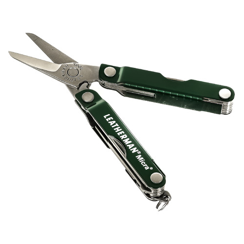 Мультитул Leatherman Micra, 10 функций, зеленый [64350181n]