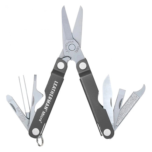 Мультитул Leatherman Micra, 10 функций, серый [64380181n]