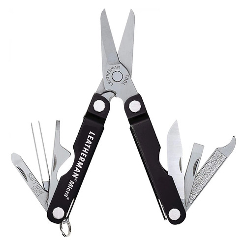 Мультитул Leatherman Micra, 10 функций, черный [64320181n]