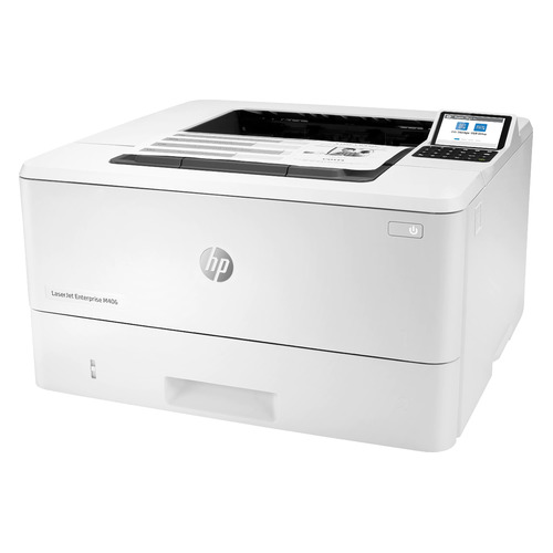 Принтер лазерный HP LaserJet Enterprise M406dn черно-белый, цвет: белый [3pz15a]
