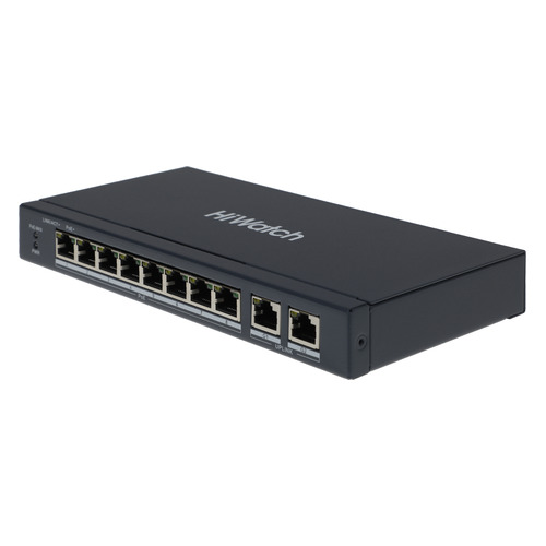 Коммутатор HiWatch DS-S1008P 8x100Mb 2G 8PoE+ 60W неуправляемый