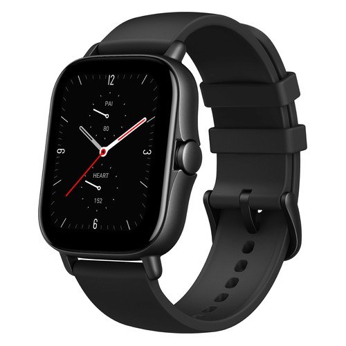 Смарт-часы AMAZFIT GTS 2e A2021, 1.65", черный / черный