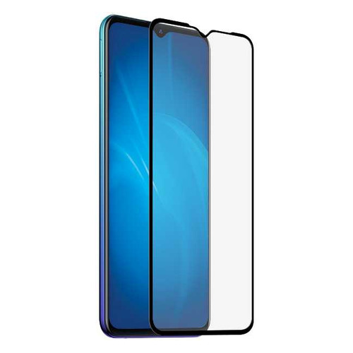 Защитное стекло для экрана DF vColor-18 для Vivo Y20 прозрачная, 1 шт, черный [df vcolor-18 (black)]