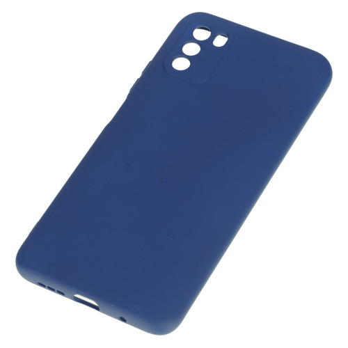 Чехол (клип-кейс) DF poOriginal-03, для Xiaomi Poco M3, синий [df pooriginal-03 (blue)]