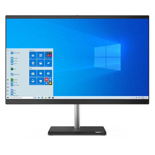 Моноблок Lenovo V50a-24IMB, 23.8", Intel Core i5 10400T, 8ГБ, 1ТБ, 256ГБ SSD, Intel UHD Graphics 630, DVD-RW, Windows 10 Professional, черный [11fj00bdru]