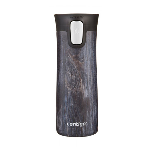 Термокружка CONTIGO Pinnacle Couture, 0.42л, черный/ синий [2104545]