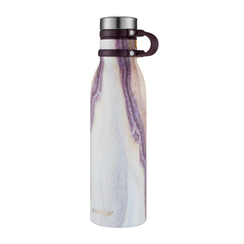 Термос-бутылка CONTIGO Matterhorn Couture, 0.59л, белый/ фиолетовый [2104547]