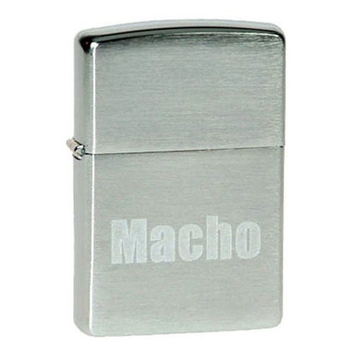Зажигалка Zippo Macho 200 Macho латунь/сталь серебристый