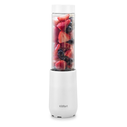 Блендер KitFort KT-3014-1 Shake & Take, стационарный, белый