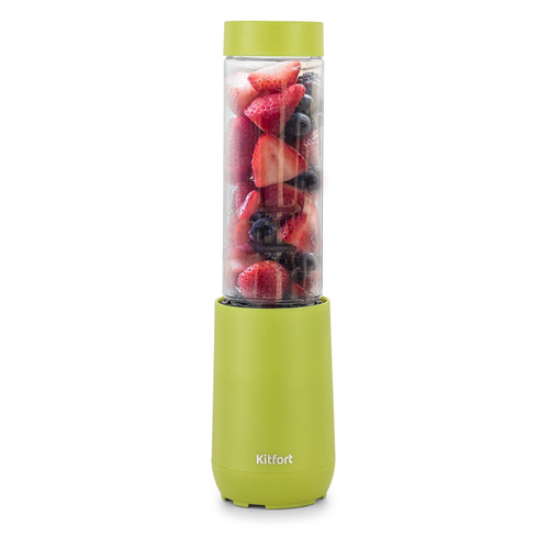 Блендер KitFort KT-3014-2 Shake & Take, стационарный, зеленый