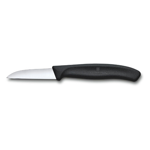 Нож кухонный Victorinox Swiss Classic, разделочный, 60мм, заточка прямая, стальной, черный [6.7303]