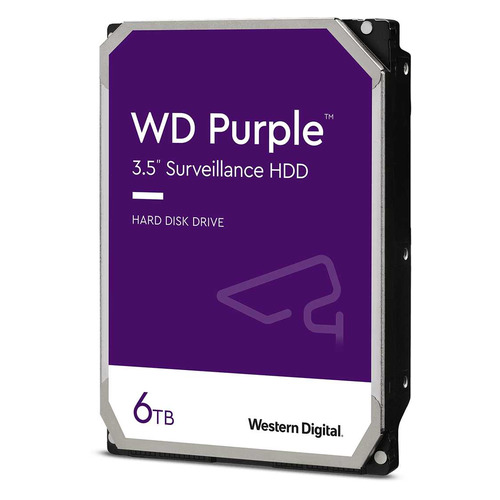 Жесткий диск WD Purple WD62PURZ, 6ТБ, HDD, SATA III, 3.5"