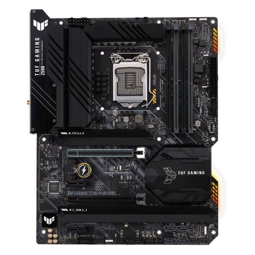 Материнская плата ASUS TUF GAMING Z590-PLUS WIFI, LGA 1200, Intel Z590, ATX, Ret