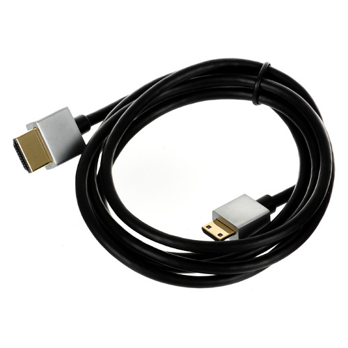 Кабель аудио-видео REXANT 17-6713, mini-HDMI (m) - HDMI (m) , ver 1.4, 1.5м, GOLD, черный