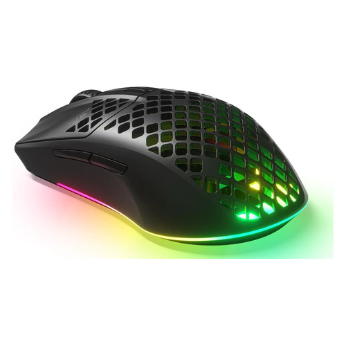 Мышь SteelSeries Aerox 3 Wireless, игровая, оптическая, беспроводная, USB, черный [62604]