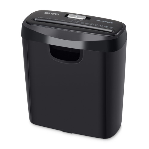 Уничтожитель бумаг Buro Home BU-S606S, P-2, 5 мм, 6 лист. одновременно, 11л [0s606s]