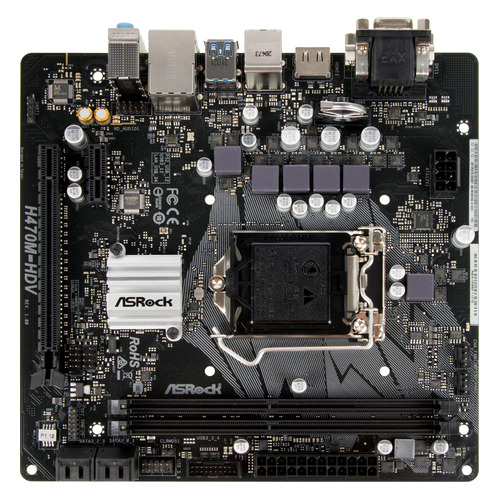 Материнская плата ASROCK H470M-HDV, LGA 1200, Intel H470, mATX, Ret