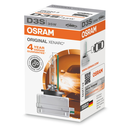 Лампа автомобильная ксеноновая Osram 66340, D3S, 42В, 35Вт, 4500К, 1шт