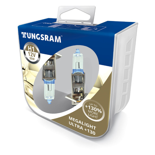 Лампа автомобильная галогенная TUNGSRAM 50310XNU PB2, H1, 12В, 55Вт, 2шт